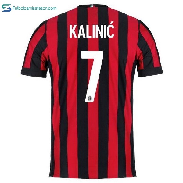 Camiseta Milan 1ª Kalinic 2017/18